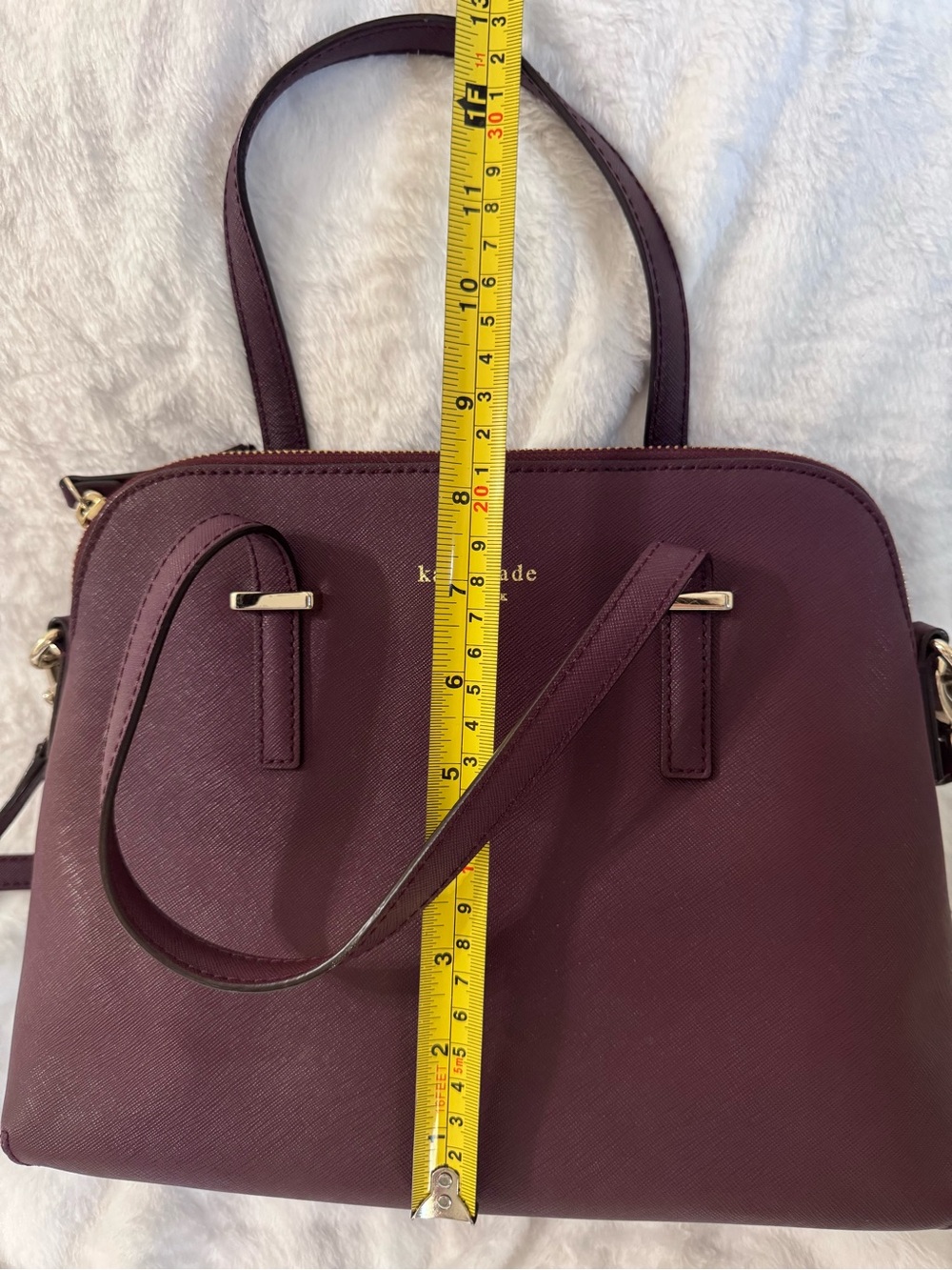 kate spade Cedar Street Maise handbag in Mulled Wine - Picture 7 of 11